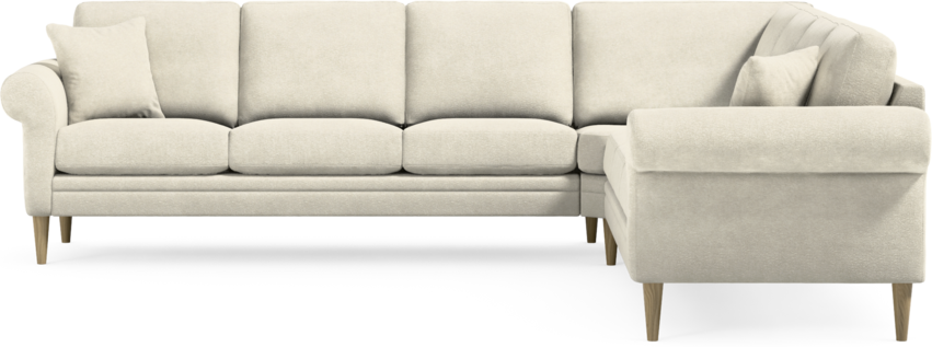 Eden - Hörnsoffa, 3+3-sits - Vit