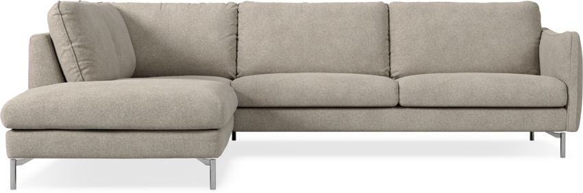 Madison - 3-sits soffa med divan vänster - Vit
