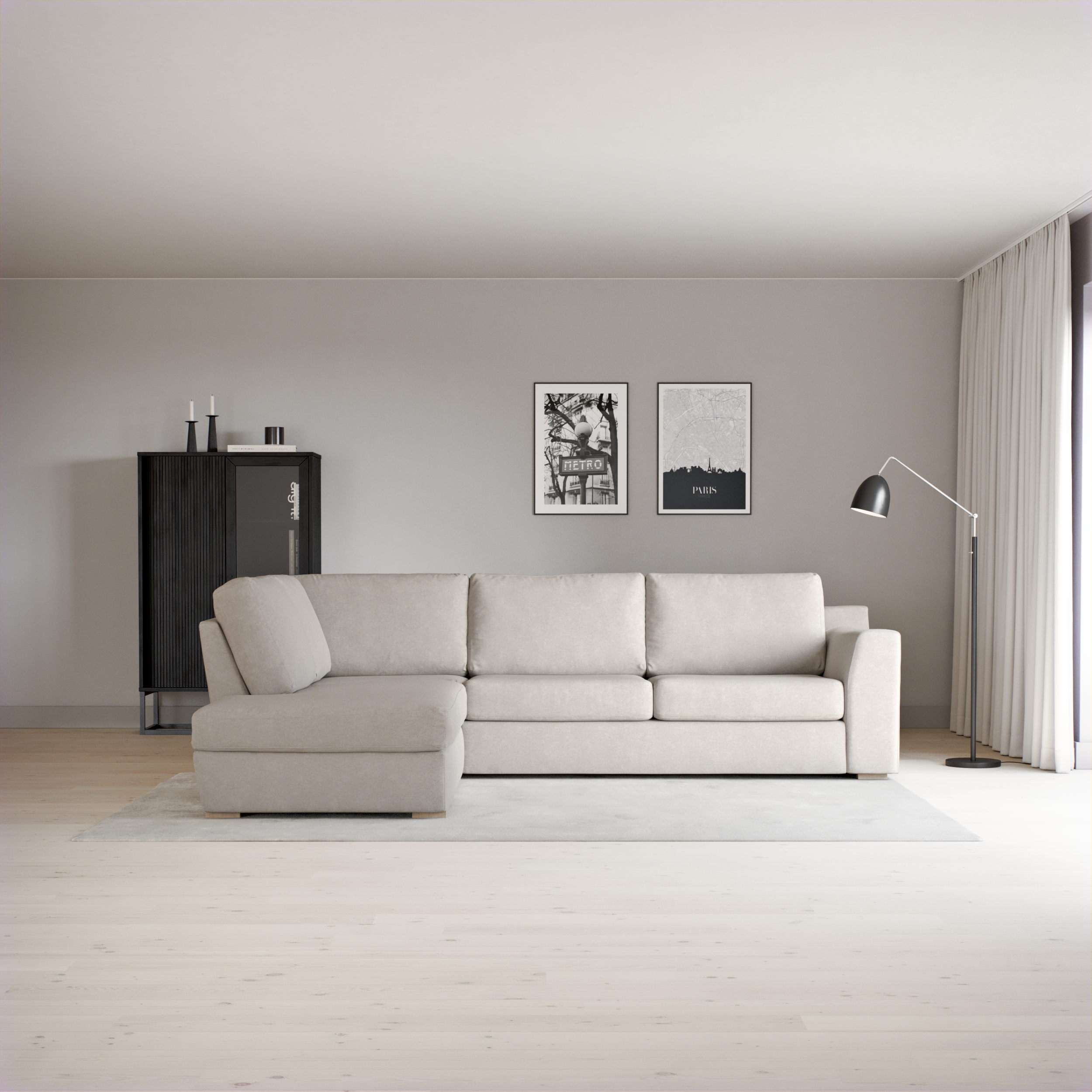Friday - 2,5-sits soffa med divan vänster - inspiration