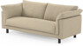 Cherrie - 2,5-sits soffa, hel dyna, fast klädsel - Beige