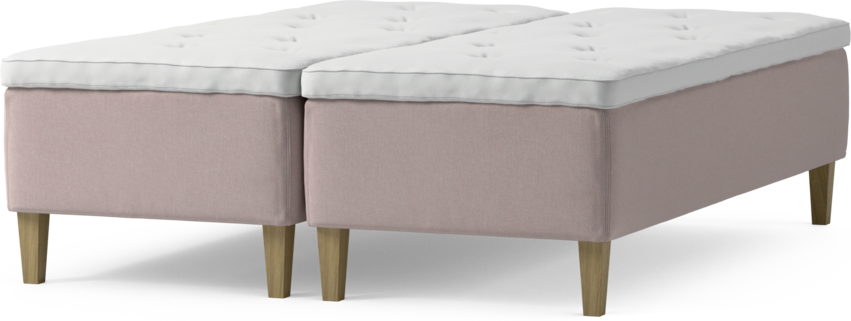 Delux Dream - Ramsäng, dubbelsäng med bäddmadrass och sängben