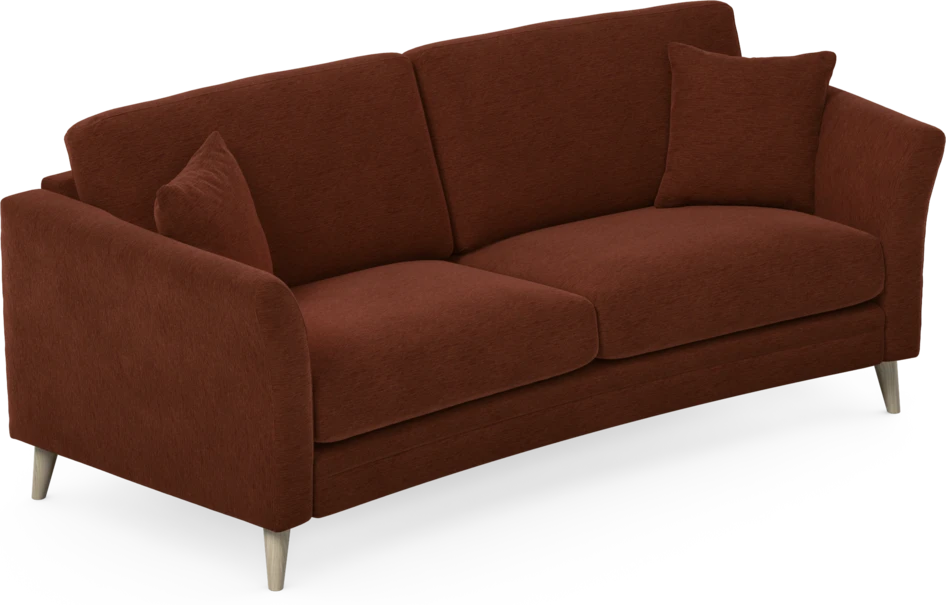 Eden - 2,5-sits soffa svängd - Orange