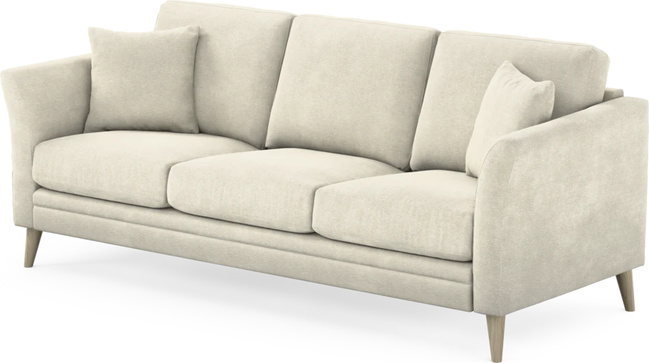 Eden - 3-sits soffa - Vit