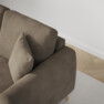 Eden - 3-sits soffa svängd - Beige