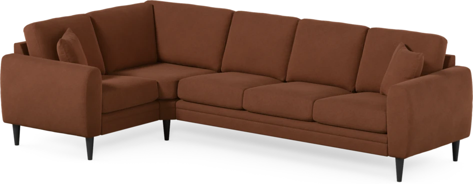 Eden - Hörnsoffa, 1+3-sits - Orange