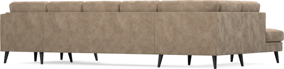 Eden - 3-sits soffa med divan vänster och schäslong höger - Beige