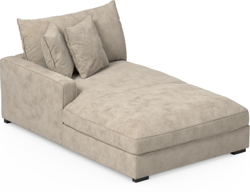 Rossi - Schäslong vänster - Beige