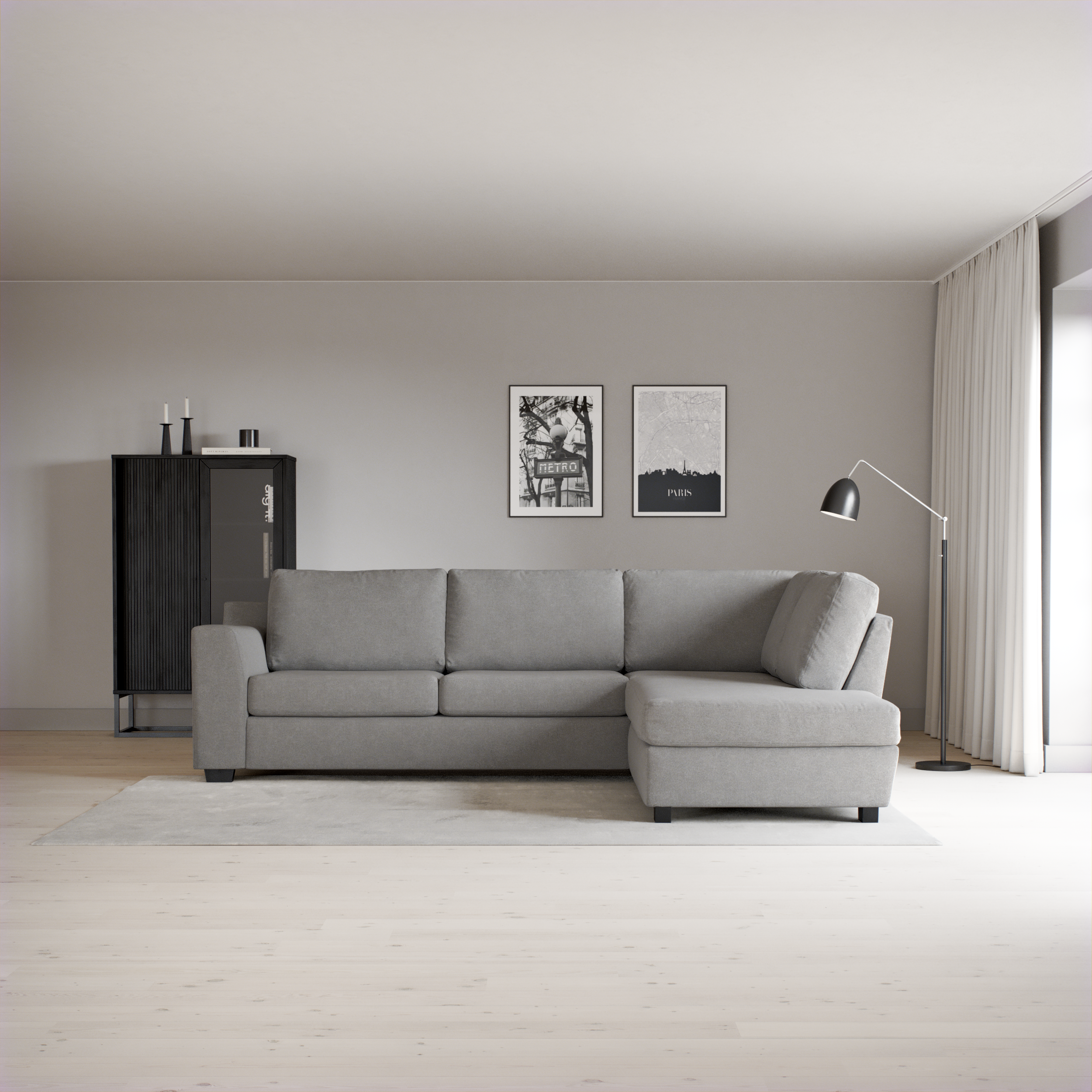 Friday - 2,5-sits soffa med divan höger - inspiration