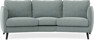 Madison - 3-sits soffa svängd, 70 cm - Turkos