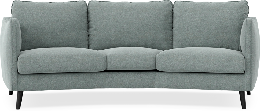 Madison - 3-sits soffa svängd, 70 cm - Turkos