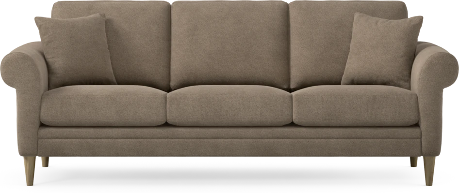 Eden - 3-sits soffa - Brun