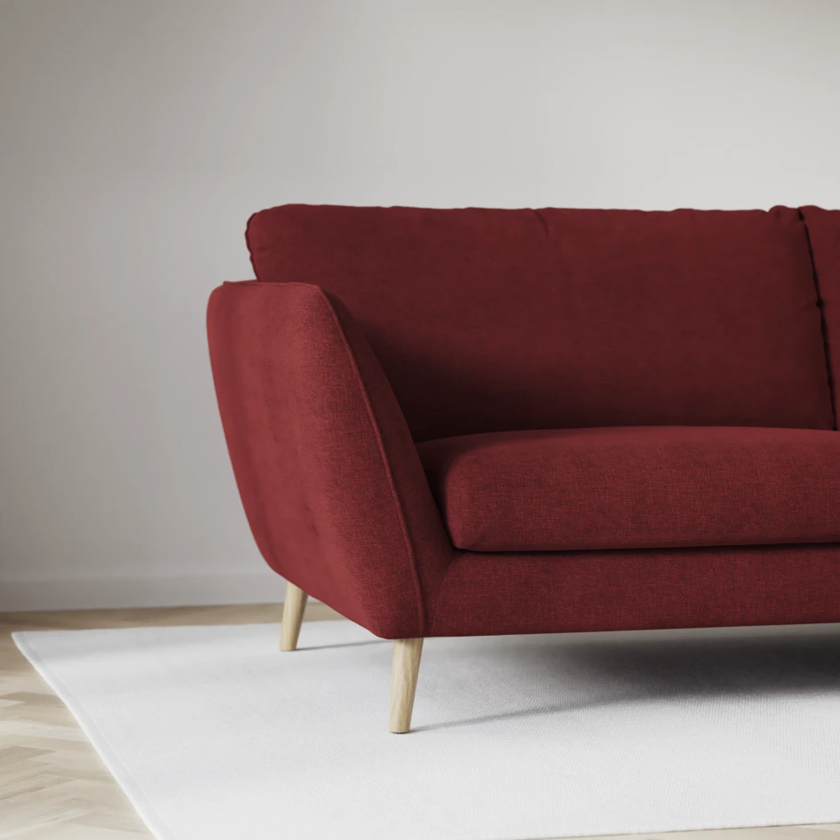 Madison Lux - Hörnsoffa 2+3-sits, hörn 1 - Röd