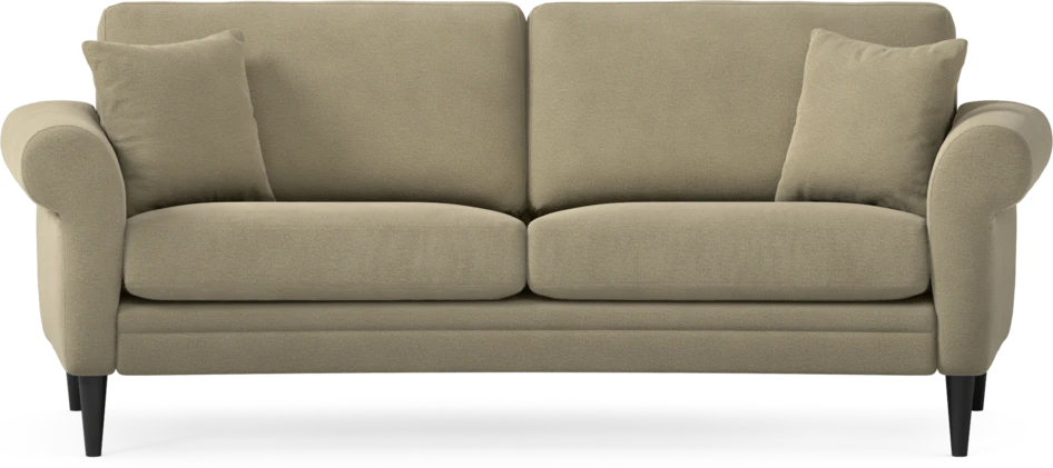 Eden - 2,5-sits soffa svängd - Beige