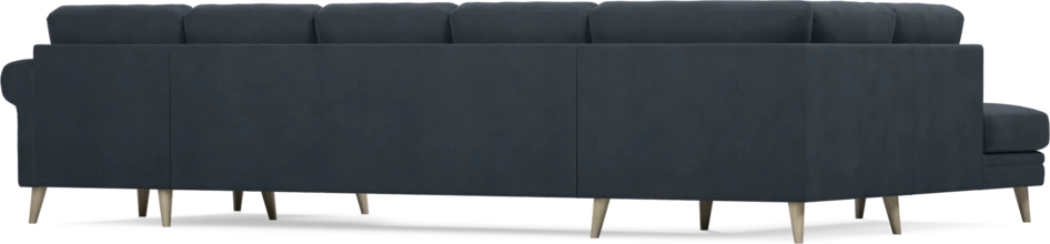 Eden - 3-sits soffa med divan vänster och schäslong höger - Blå