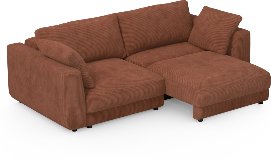 Amie - Bäddsoffa 3-sits - Orange