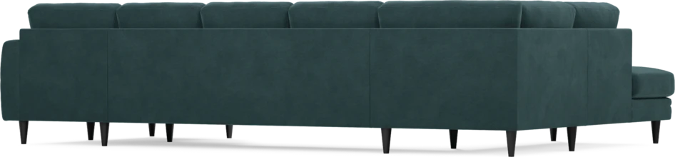 Eden - 3-sits soffa med divan vänster och schäslong höger - Blå