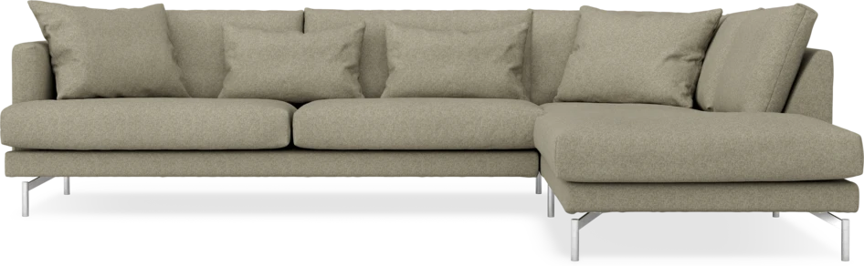 Harper - 3-sits soffa med divan höger - Beige