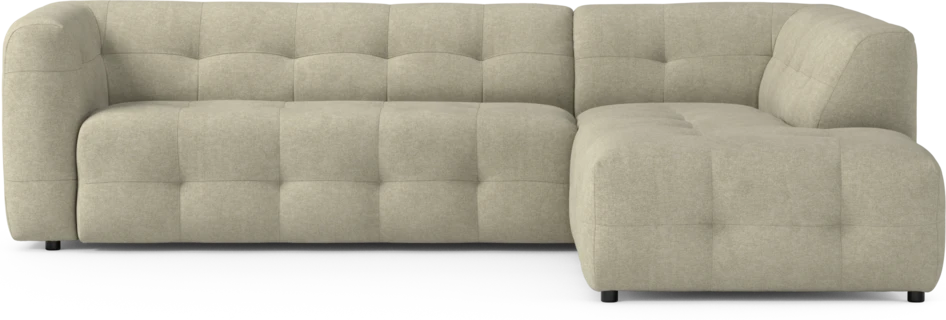 Bella - 3-sits soffa med divan höger - Beige