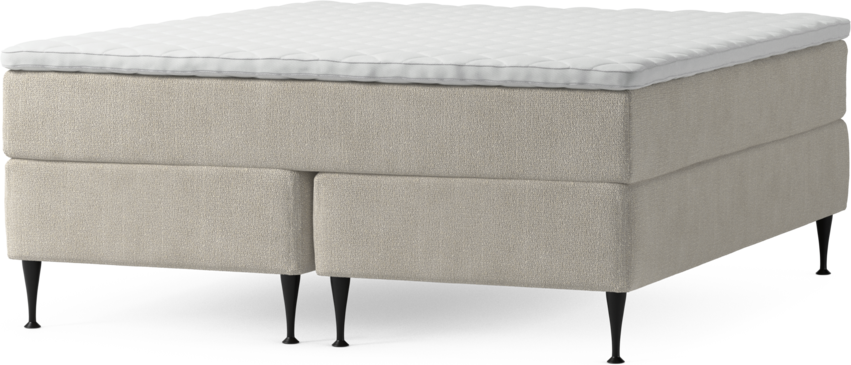 Delux Exclusive - Kontinentalsäng, dubbelsäng med bäddmadrass och sängben