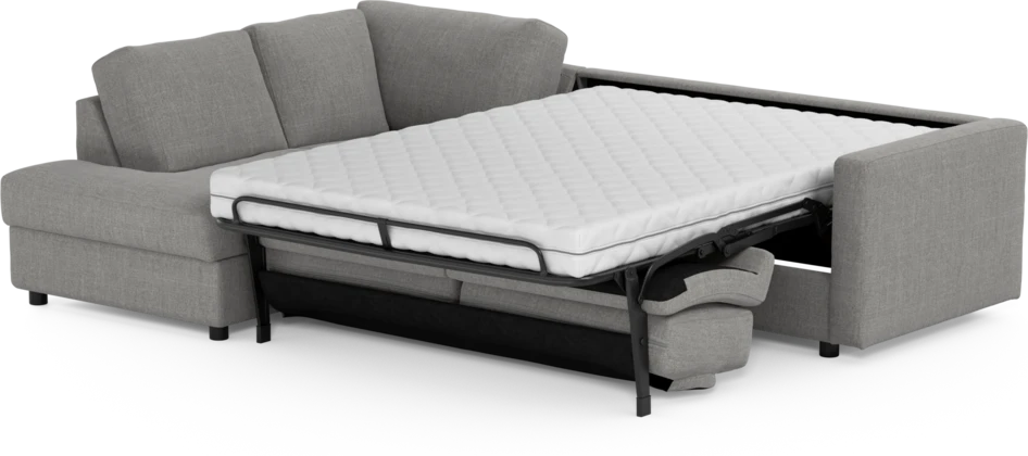 Lindö - Bäddsoffa 2,5-sits med divan - Grå