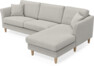 Eden - 2,5-sits soffa med schäslong - Grå