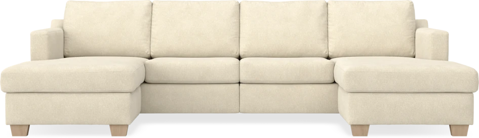 Friday - 2-sits soffa med två schäslonger - Beige