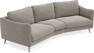Madison - 3-sits soffa svängd, 90 cm - Grön