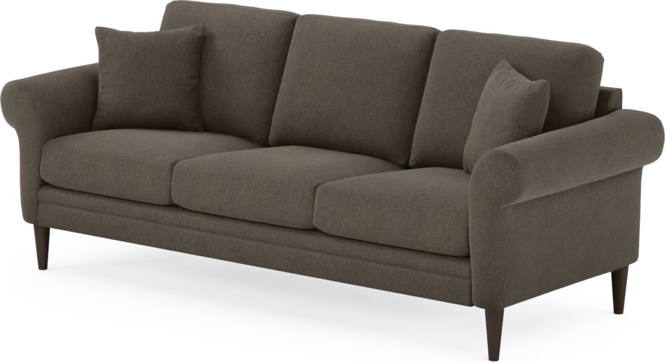 Eden - 3-sits soffa - Brun