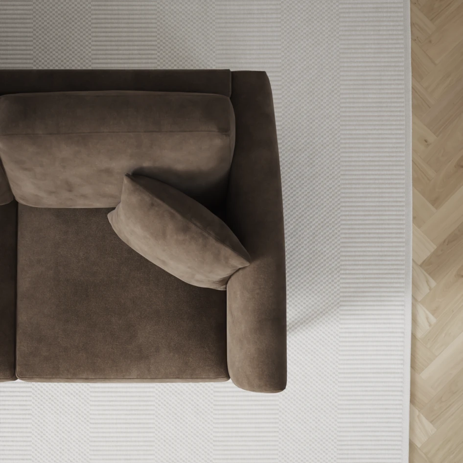 Eden - 2-sits soffa - Brun