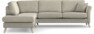 Eden - 2,5-sits soffa med divan - Brun
