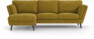 Madison Lux - 2-sits soffa med schäslong vänster - Gul