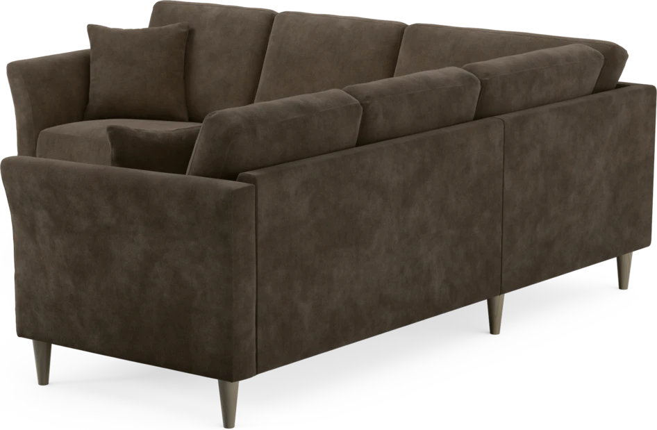 Eden - Hörnsoffa, 2+2-sits - Brun