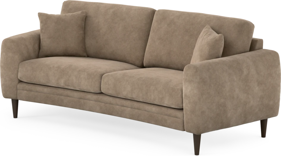 Eden - 2,5-sits soffa svängd - Beige