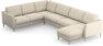 Bridge - Hörnsoffa, 2+3-sits med schäslong höger - Beige