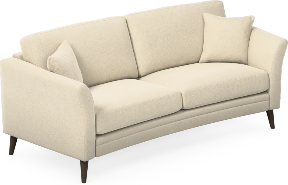 Eden - 2,5-sits soffa svängd - Beige