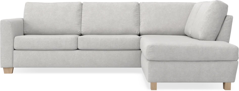 Friday - 2,5-sits soffa med divan höger - Grå
