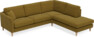 Eden - 2,5-sits soffa med divan - Gul