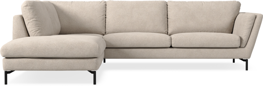 Madison - 3-sits soffa med divan vänster - Vit