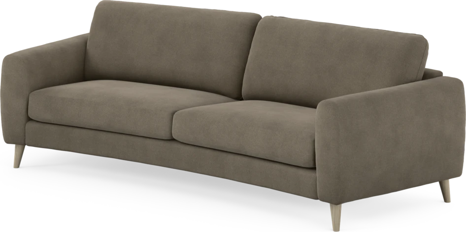 Bridge - 3-sits soffa svängd - Beige