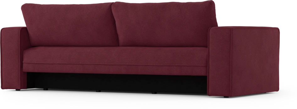 Ide - Bäddsoffa 3-sits - Röd