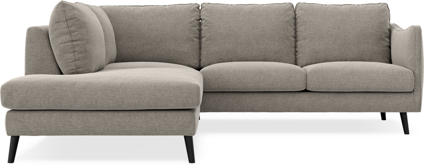 Madison - 2-sits soffa med divan vänster - Grön