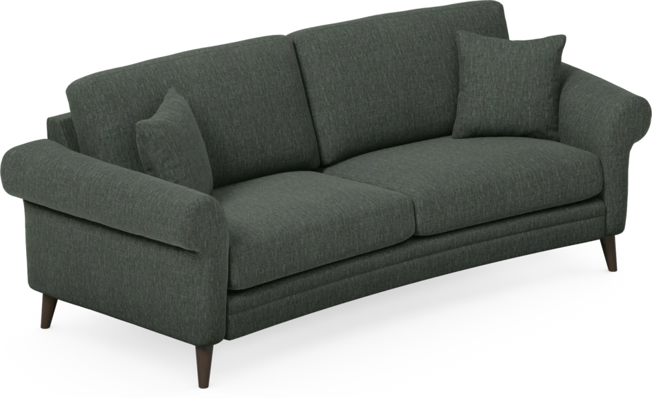 Eden - 2,5-sits soffa svängd - Grön