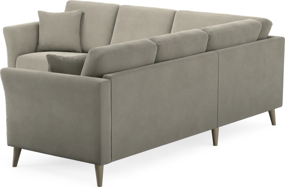 Eden - Hörnsoffa, 2+2-sits - Brun