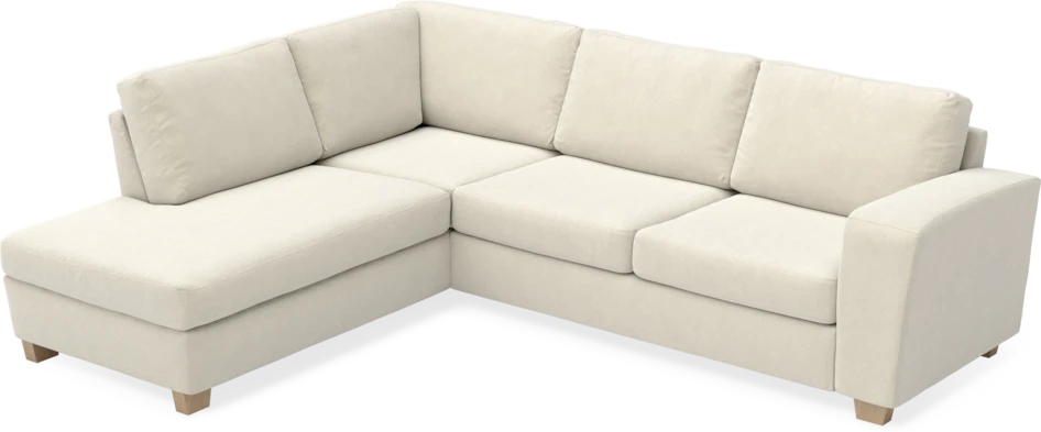 Friday - 2,5-sits soffa med divan vänster - Beige