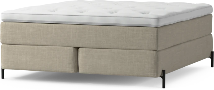 Delux Exclusive, Kontinentalsäng, dubbelsäng med bäddmadrass och sängben