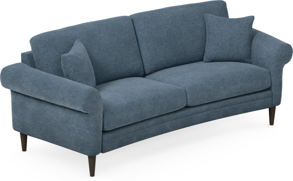 Eden - 2,5-sits soffa svängd - Blå