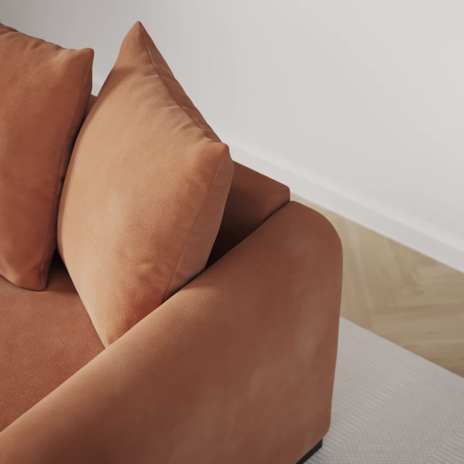 Town - 3-sits soffa - Orange