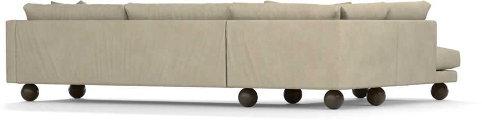 Harper - 3-sits soffa med divan vänster - Beige