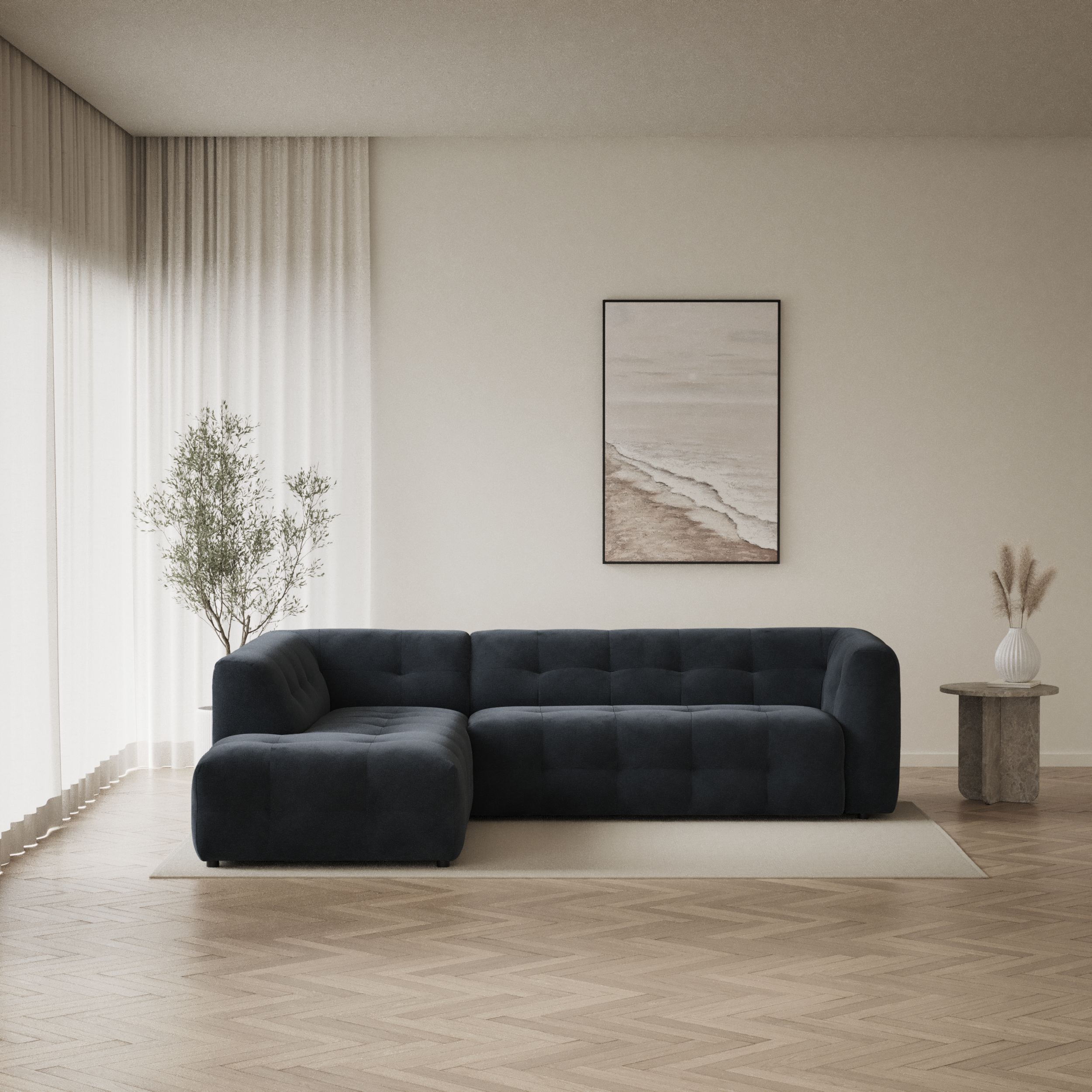 Bella - 3-sits soffa med divan vänster - inspiration