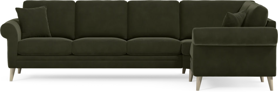 Eden - Hörnsoffa, 3+1-sits - Grön